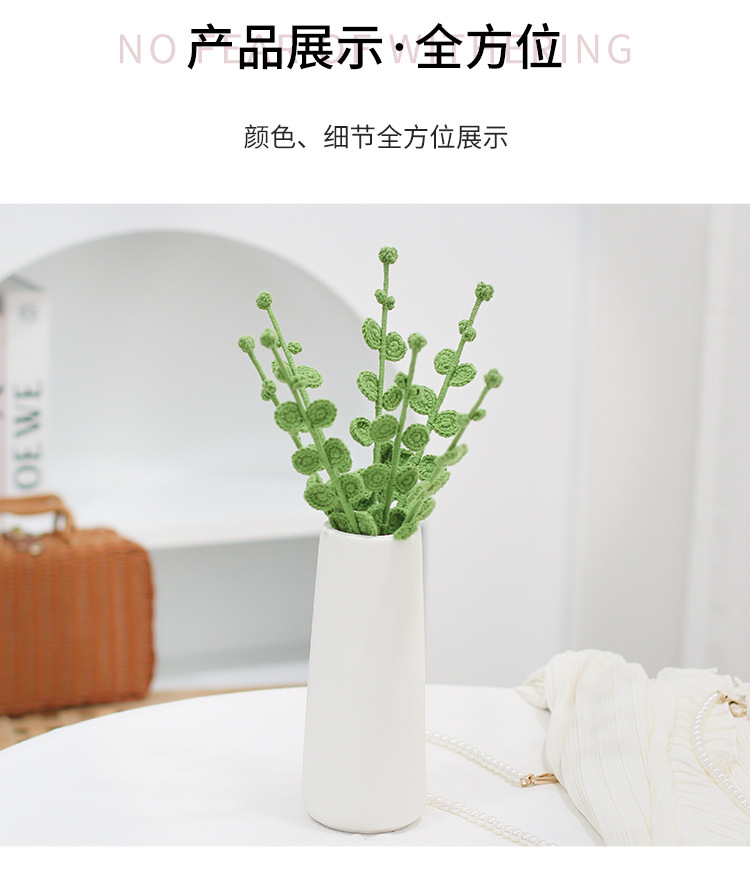 Eucalyptus leaf dried flower finished products, Instagram-popular plants, Nordic-style hand-woven everlasting flower arrangements and ornaments wholesale pic 6