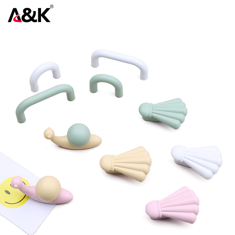 Cartoon cute little handle children's room furniture wardrobe door…