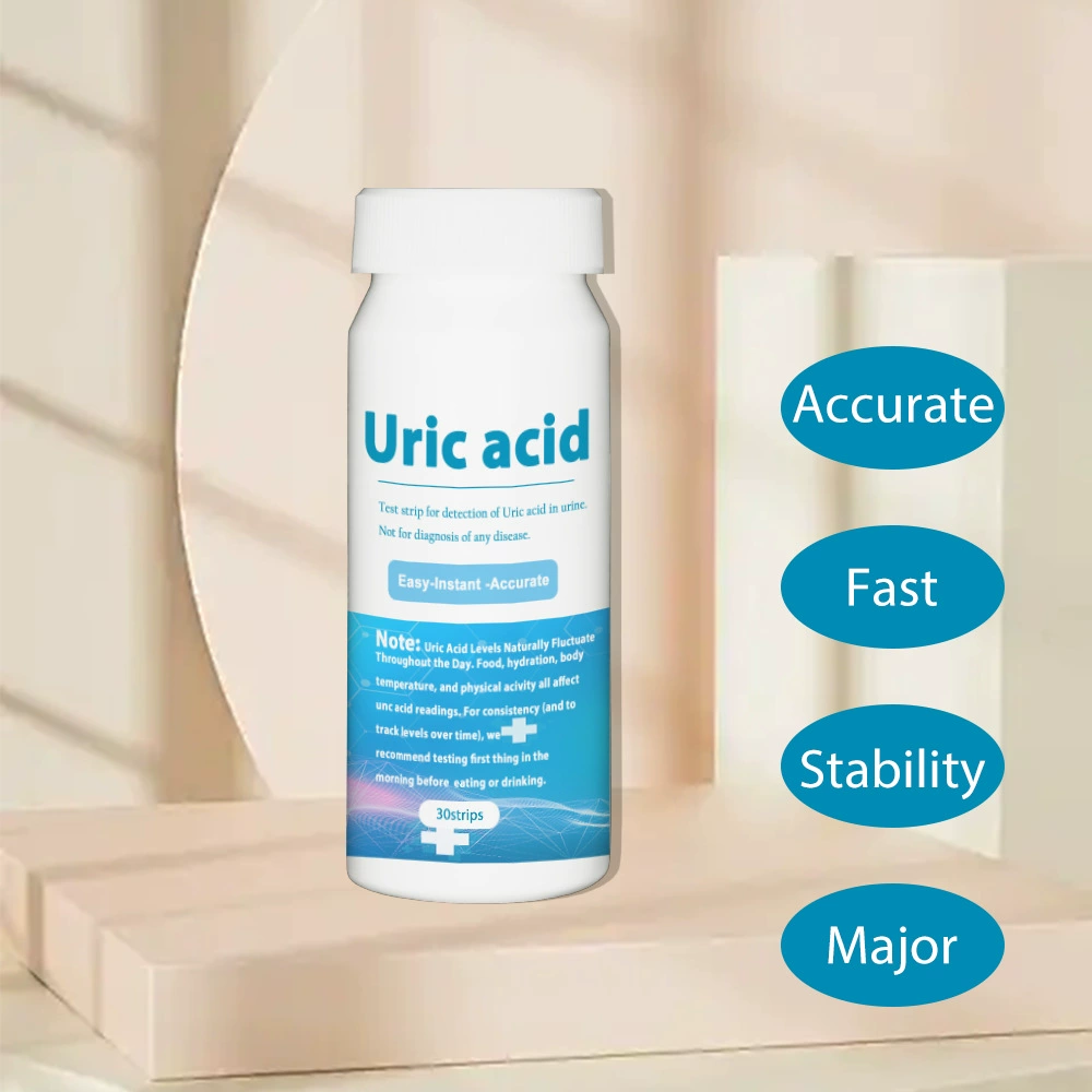 Тест-полоски для определения мочевой кислоты, анализ мочи, заболевания почек, сердечный тест, быстрый тест на заболевания человека, прямые продажи в больницах OEM&ODM