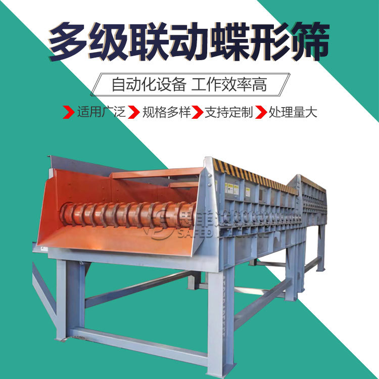石头和土分离机 1580型泥石分离设备 矿石混凝土分离筛生产厂家