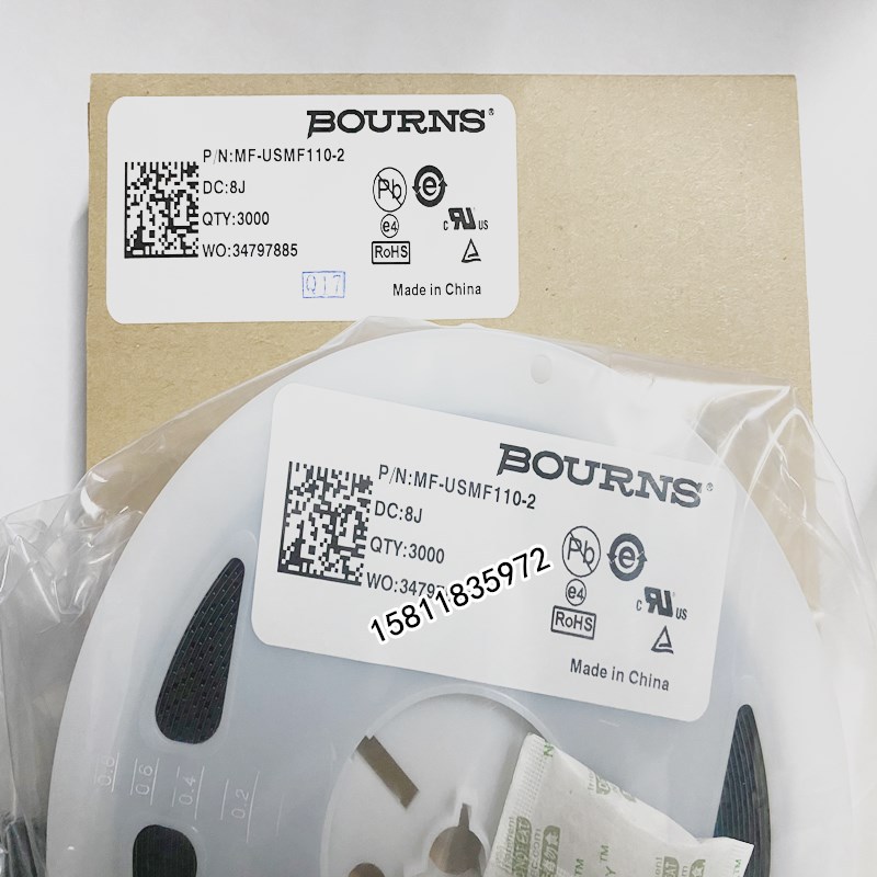 MF-USMF110-2 1210 1.1A 6V BOURNS自恢复贴片复位保险丝PPTC