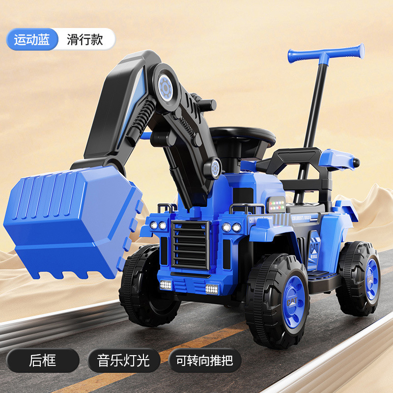 Excavadora para niños, coche de juguete, juguete para personas, niña, niño, excavadora eléctrica de control remoto, vehículo de ingeniería, máquina de gancho image 10