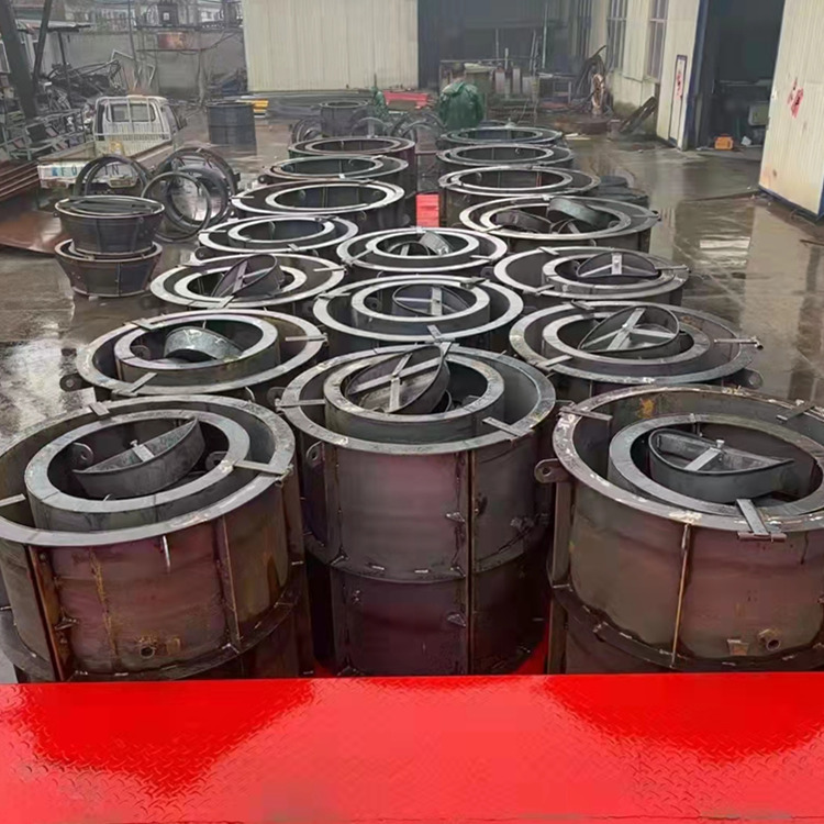 赫润预制水泥井模具 混凝土井模具 市政管网污雨水检查井钢模