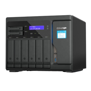Original Ts-855X-8G Nas Network Storage Hybrid Equipped with Six 3.5inch Hard Drives and Two 2.5