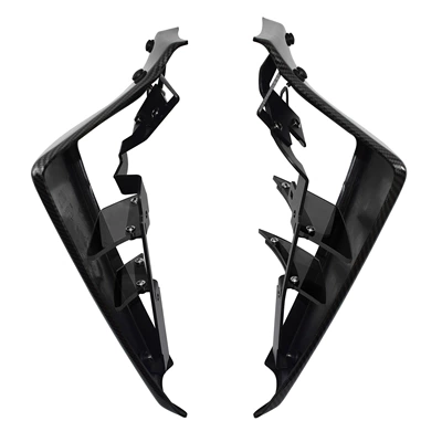Motorcycle frame side surrounding deflector