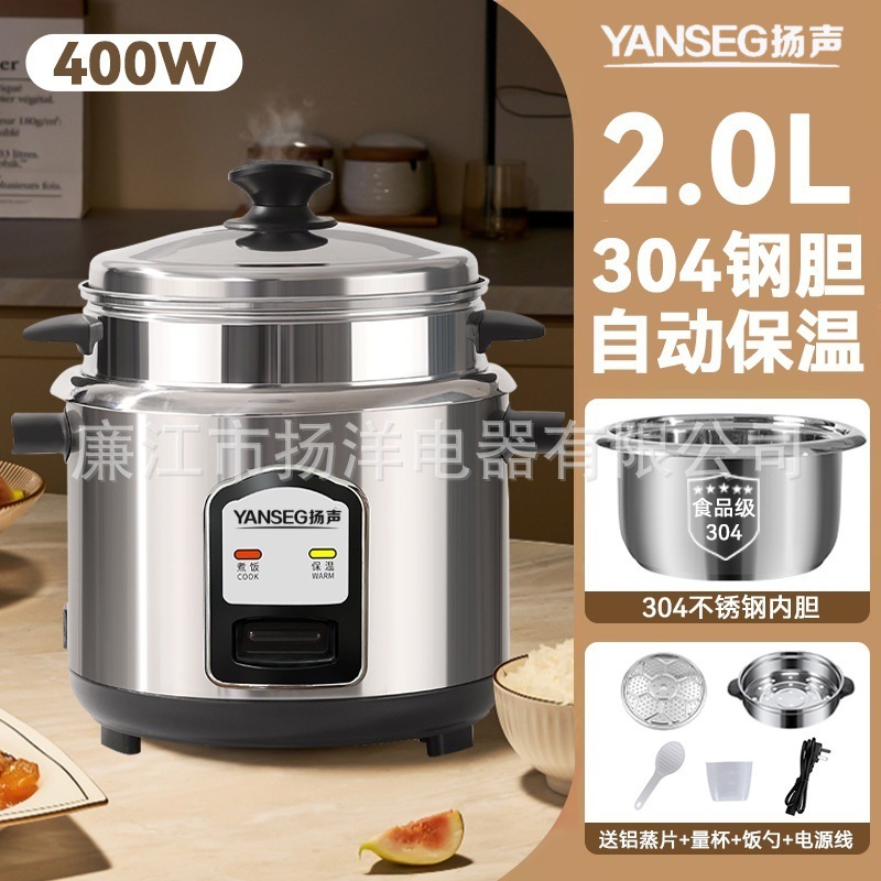500W 스테인레스 스틸 럭셔리 모델 + [304 스테인레스 스틸 라이너 + 스코치 방지 알루미늄 시트]
