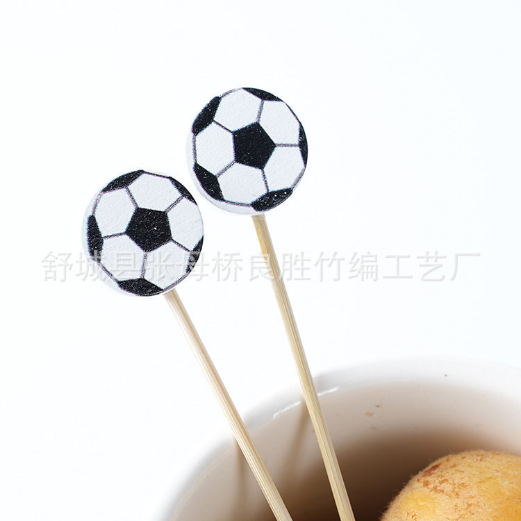 メーカー直販12cm使い捨て創意球根竹串100本/お菓子串尾酒飾り串|undefined
