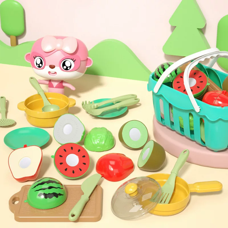 Игрушка «Фруктовая семья» для разрезания, детский набор