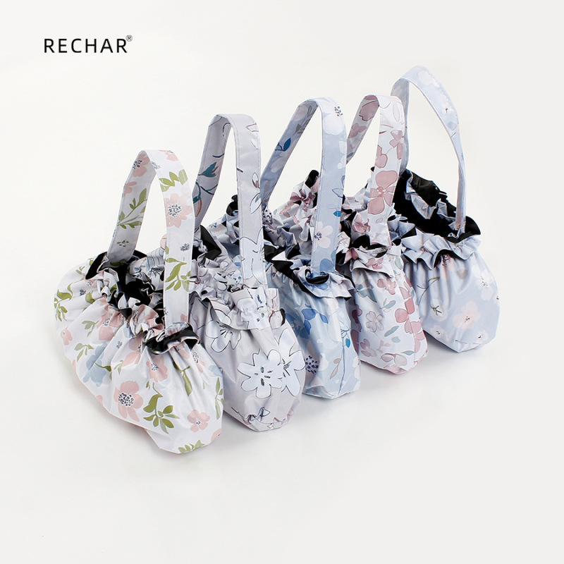 In-Stock R5062 Floral Umbrella with Enlarged 8-Rib Design, 50% off Umbrella with Bag, Black Coating, Waterproof, Sun Protection, Sunshade Umbrella, Rain or Shine Umbrella