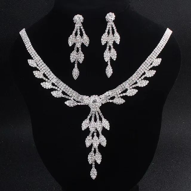 Bridal Necklace and Earrings Set