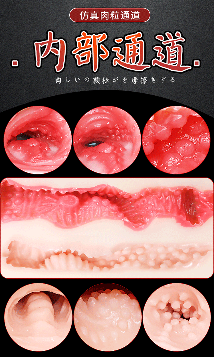 Jiuai Half-Body Realistic Doll Mold, TPE Manual Masturbator for Men — detail image 7