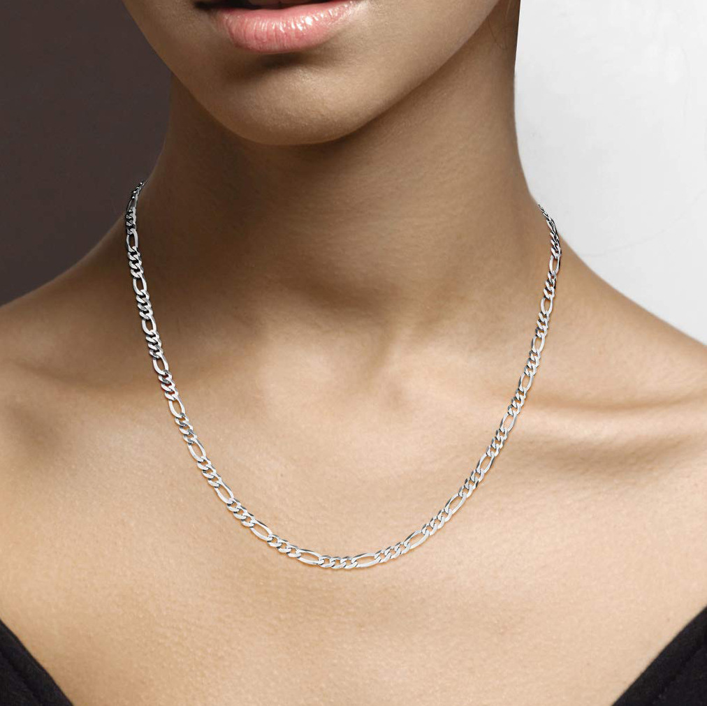 Men's Figaro Link Necklace Fashionable Simple Chain For Men_voghion.com