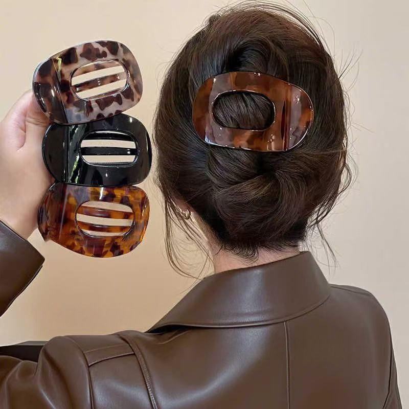 フラットオーバルヘアピン、頭を痛めないカーブアワビグリッパー、強力グリップクリップ、カモノハシクリップ、ヘアアクセサリー|undefined