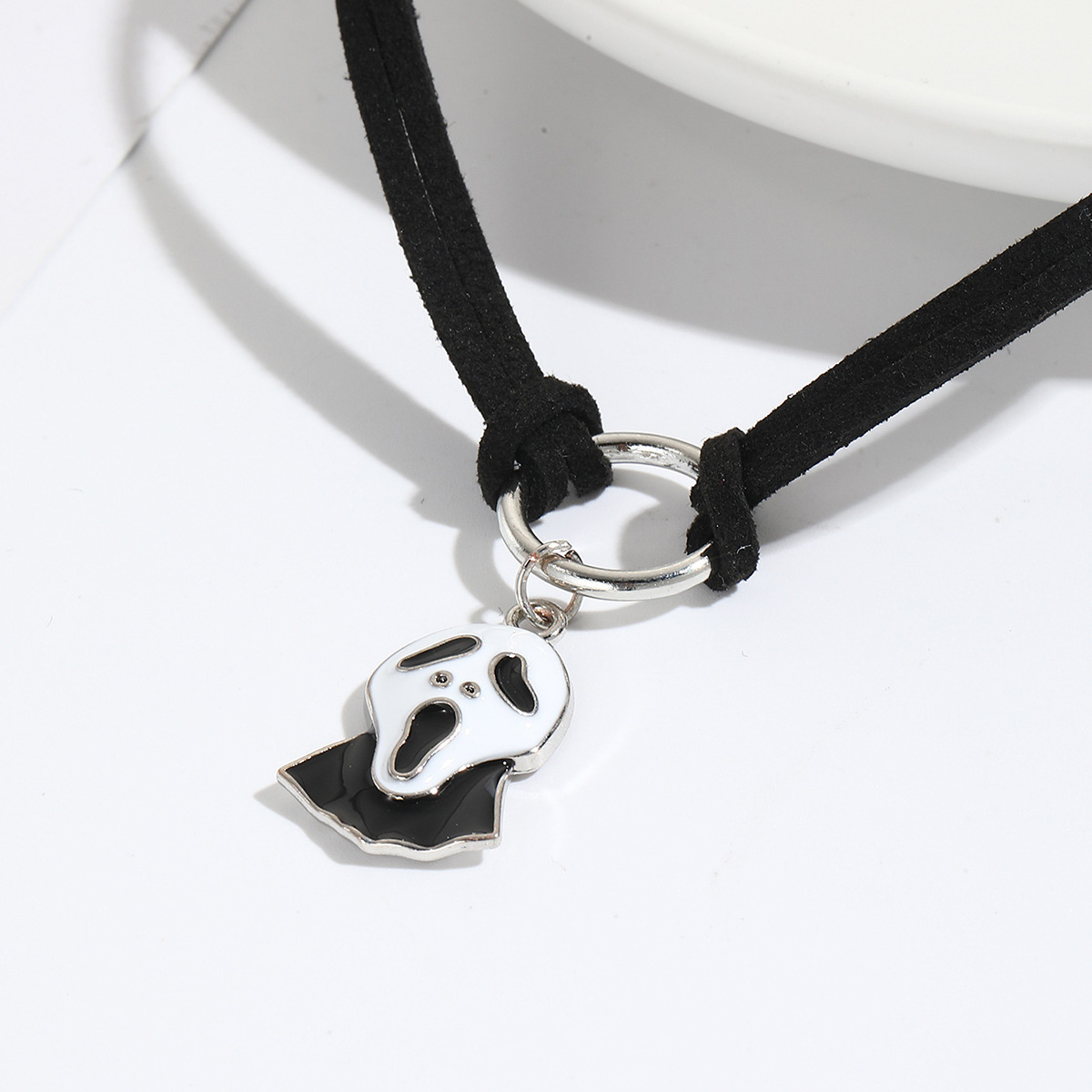 11g Weight Zinc Alloy Pendant Material Pendant Necklace Classification Seed Bead Chain Material 1 Piece Quantity Festival, Street Occasion Zinc alloy Material Halloween Festival Pumpkin, ghost, Skull Pattern Unisex Gender Hip-Hop, Streetwear Style Hip-Hop Streetwear Pumpkin Ghost Skull Zinc Alloy Beaded Necklaces Halloween Wholesale 21