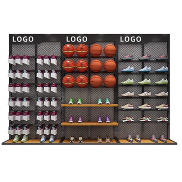 Deportes y ocio Zapatero tienda de ropa estante de exhibición estante fútbol baloncesto Multi-Layer Display Shoe shelf for brand Shoe Store