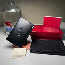 高端头层牛皮简约卡包多卡位真牛卡片收纳包出国旅行登机卡皮夹