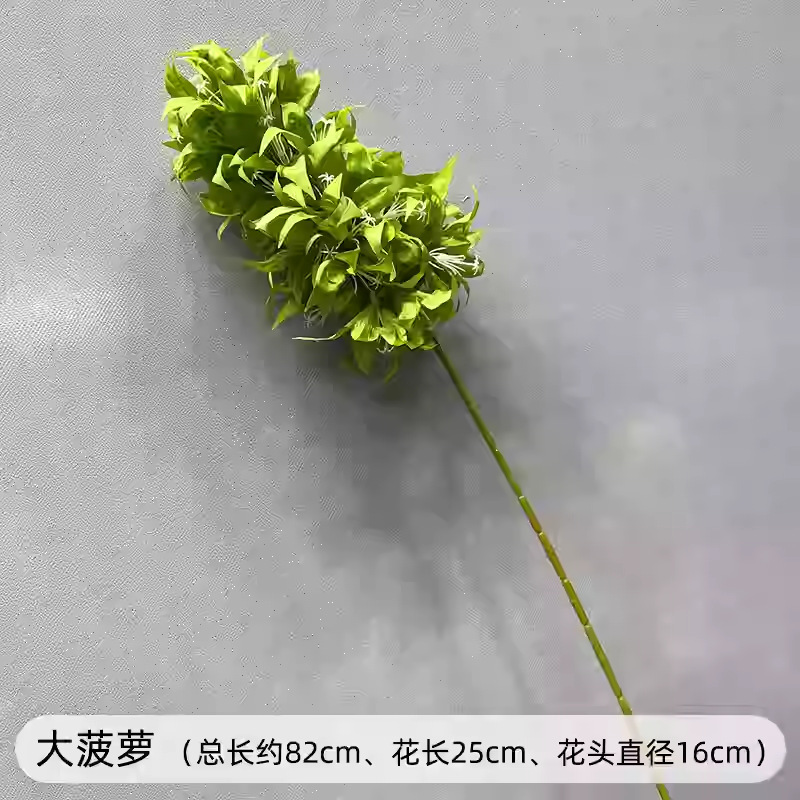 芦荀草绿植花龙须草假花白绿森系婚庆装饰自然风背景插花路引|undefined