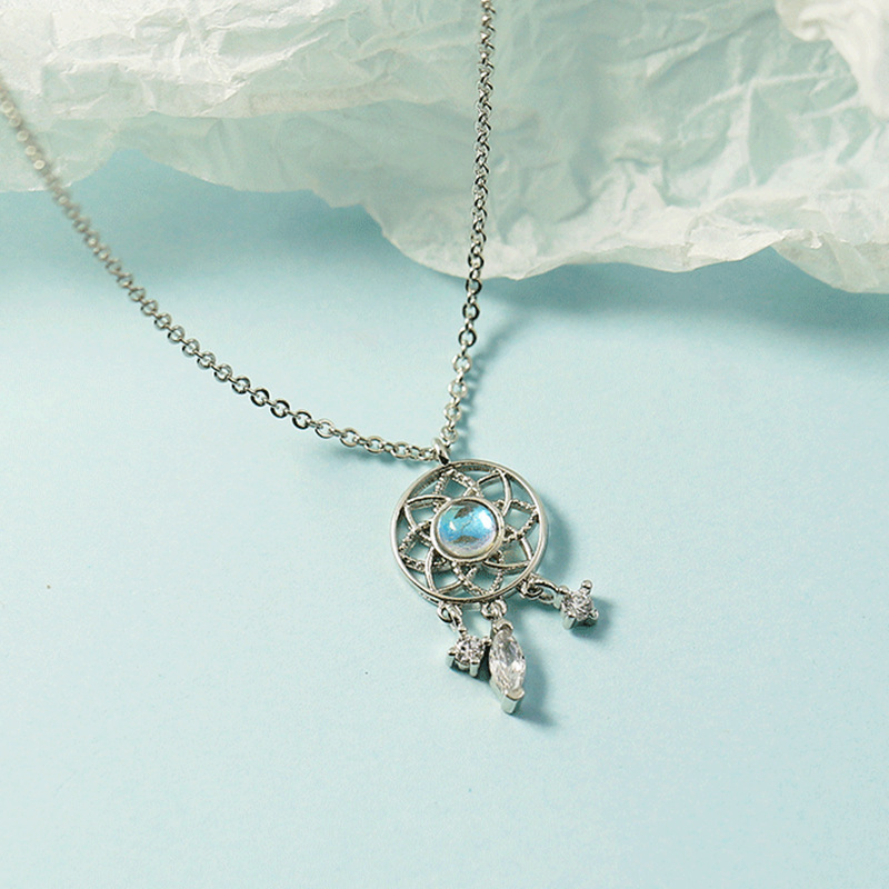 Collana acchiappasogni moonlight con pendente donna elegante_voghion.com