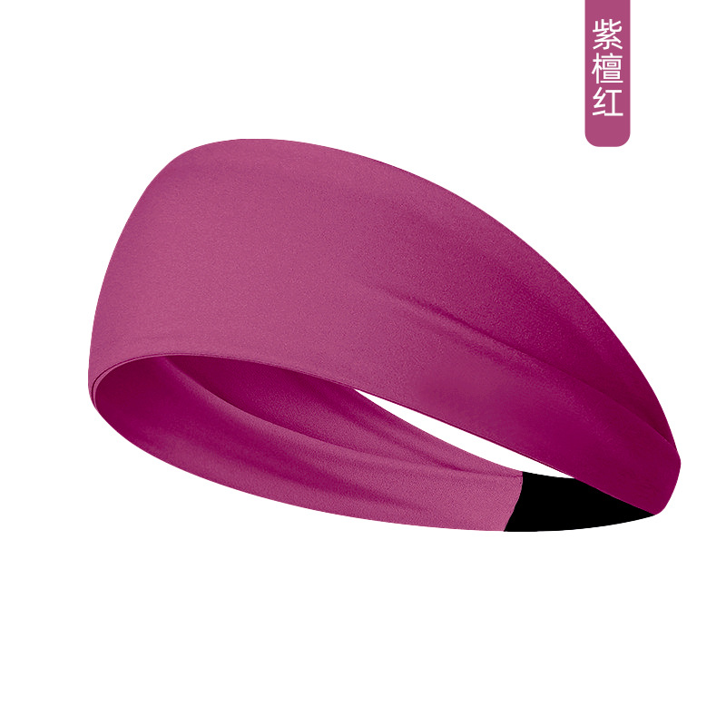 Diadema elástica deportes pelo banda femenina antitranspirante sudor-absorbente correr fitness yoga diadema banda de pelo de las mujeres de ala ancha