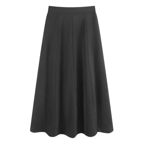 2026 new high-waisted casual suit umbrella skirt for women, small figure, slim medium and long drag-style a-line bag hip skirt