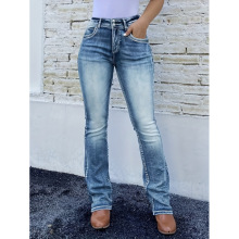 T 28980LVintage stretch flared pants ���ŵ���΢����羳