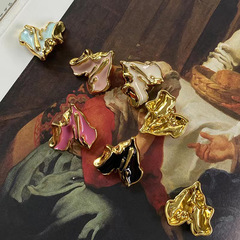 【Yisen】Little Countess Style Button Elegant Heart Metal Button Knitwear Suit Coat Overcoat Decorative Button