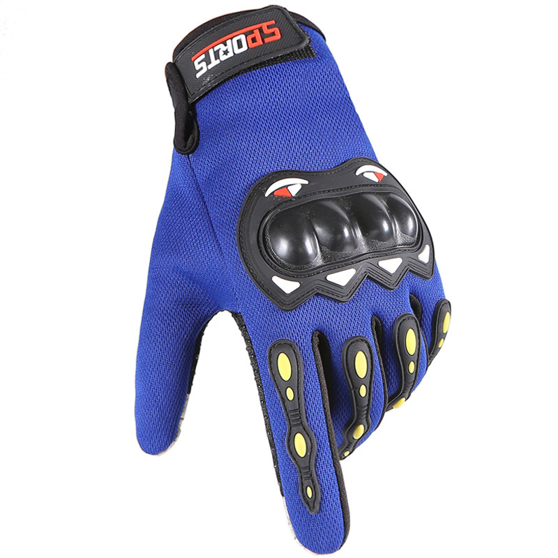 Guantes de ciclismo al aire libre para hombres y mujeres en primavera y verano protección de pantalla táctil de dedos largos motocicleta antideslizante y resistente al desgaste Exportación de Amazon A1KQ
