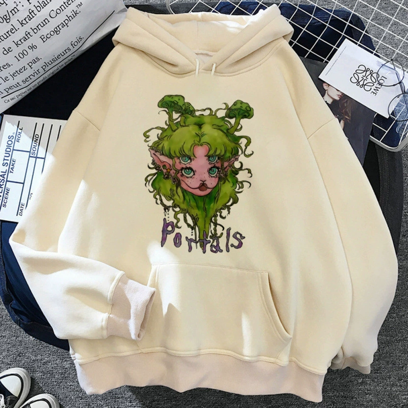 Флисовая толстовка с графикой (Melanie Martinez), свободный крой, капюшон, размеры S–XXXL