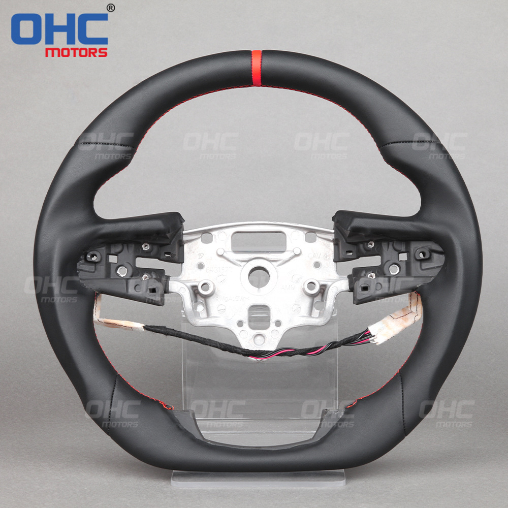 Suitable for Jeep pure carbon fiber full skin heated steering wheel suitable for GMC SIERRA 1500 2500 35
