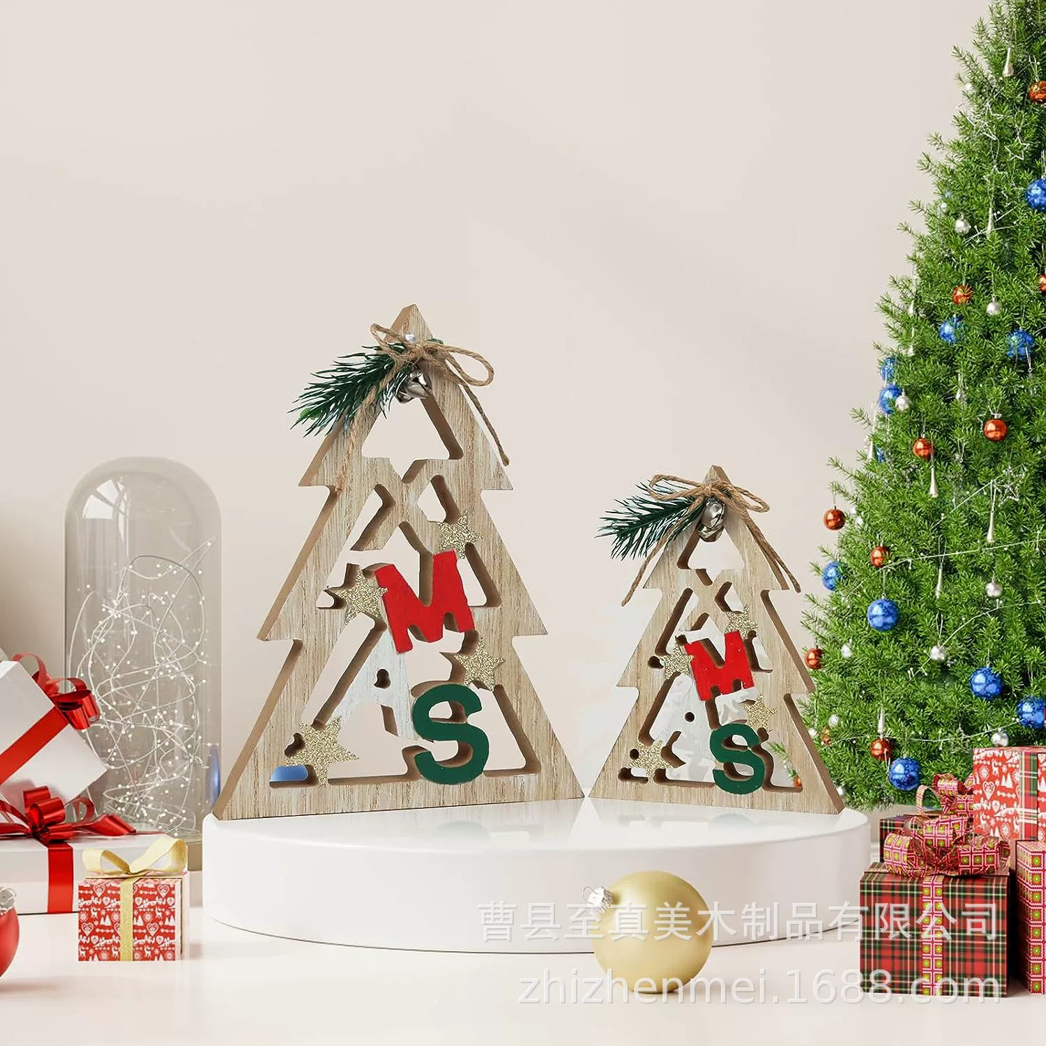 Рождество деревянный декоративный деревянный знак Декоративное Дерево центр декоративный деревянный знак слоистый поднос деревянные украшения