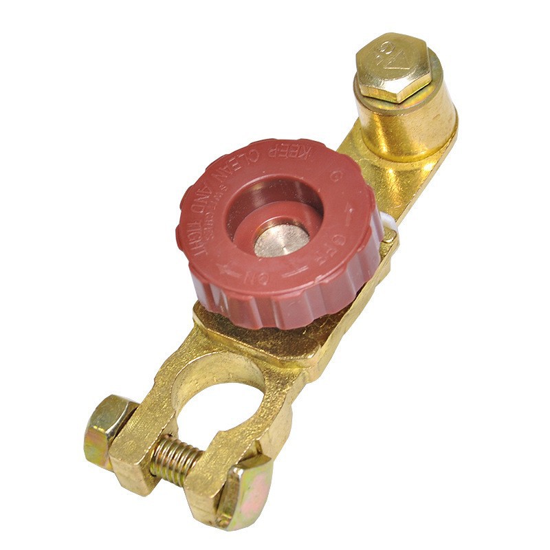 L자형 기둥 빨간색 두꺼운 [순동] 17mm