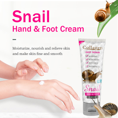 Cross-border snail liquid hand cream hydrating and moisturizing foot care anti-chapped foot cream wholesale Foot cream