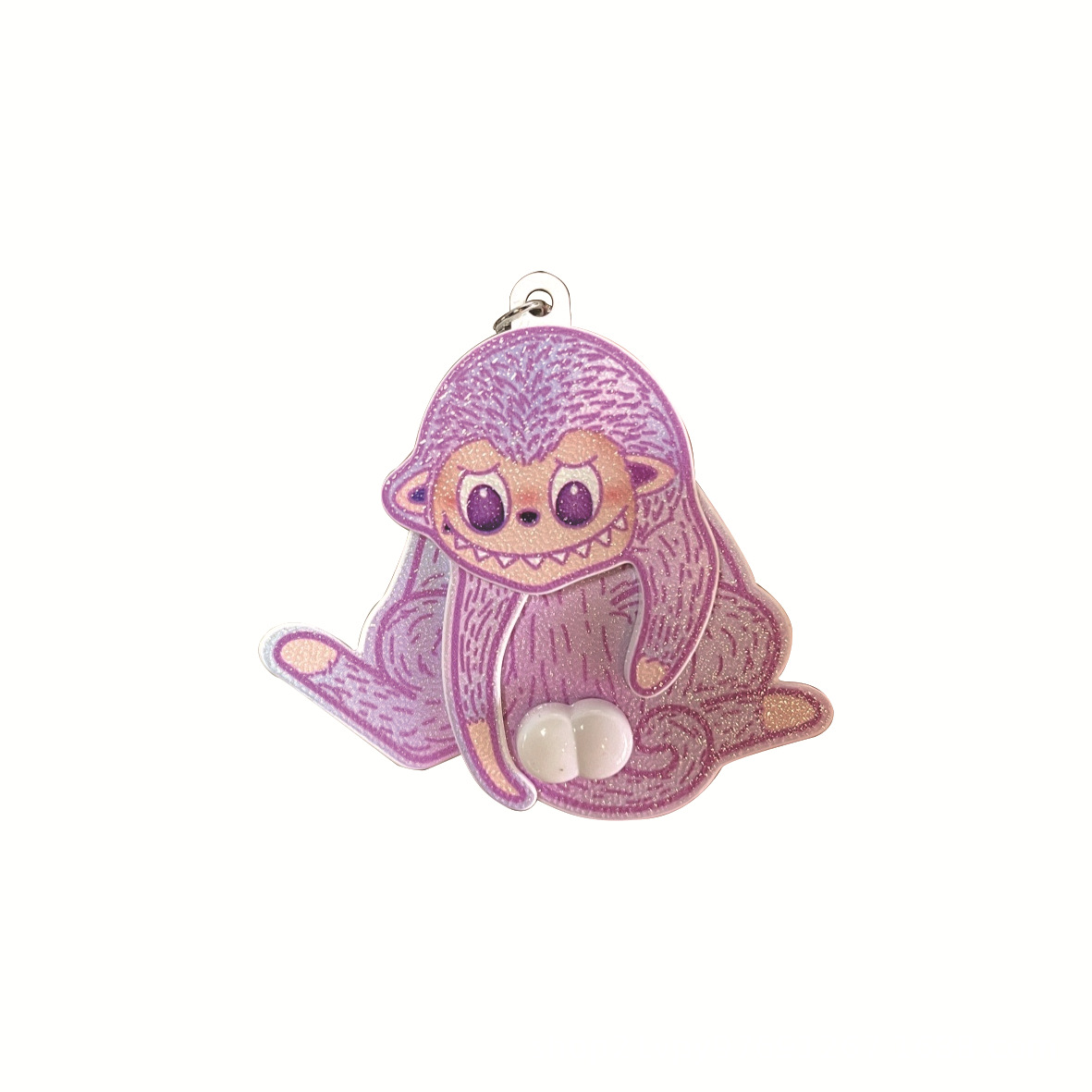 【보라색】알을 가지고 노는 원숭이 펜던트