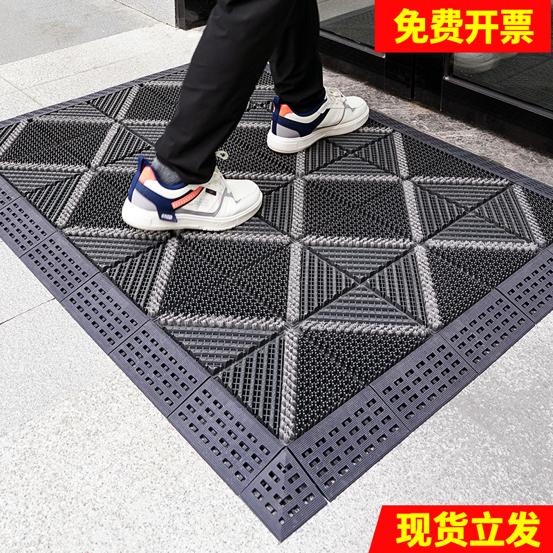 Outdoor Hotel Door Mat Mud Scraping Shopping Mall Door Non-slip Foot Mat Commercial Welcome Carpet Waterproof Door Mat