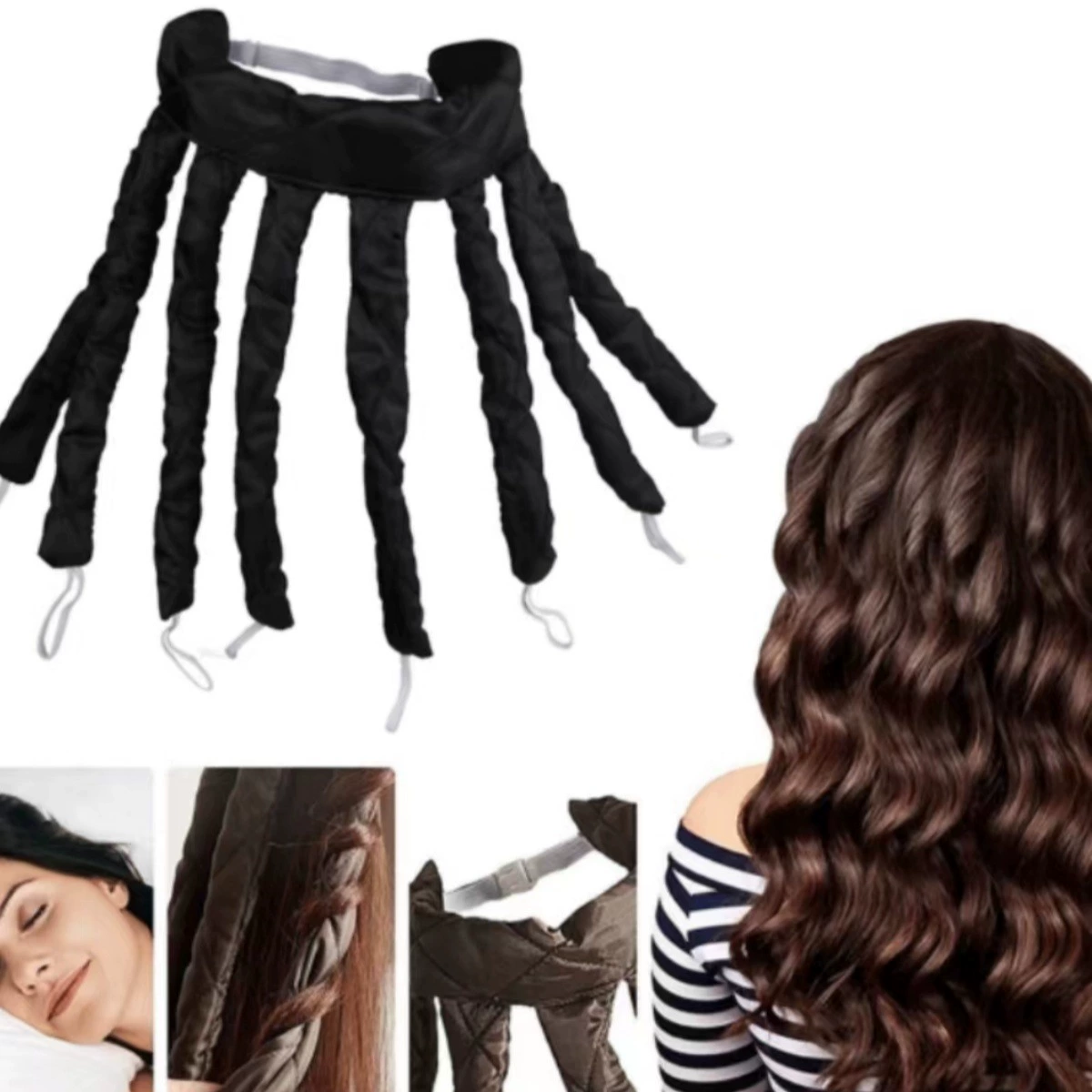 Amazon Octopus No Hot Curling Stick No Perming Curler Sleep Curling No Damage Hair Big Wave Amazon Hot