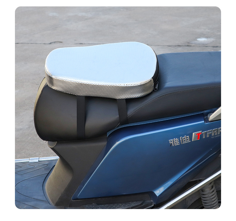 Take-out electric car seat cushion thickened shock absorption sunscreen waterproof battery car seat cushion motorcycle increased sedentary not tired