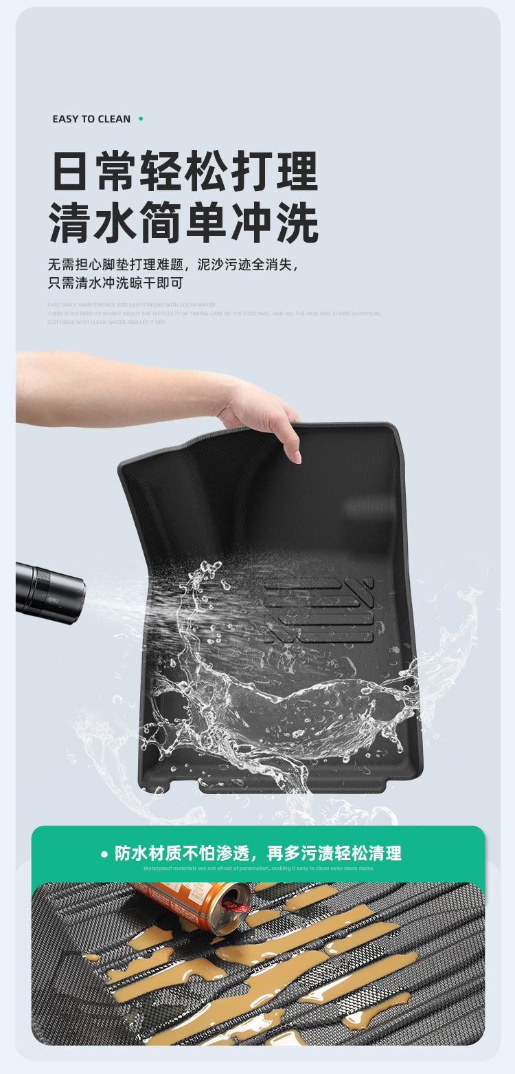 Suitable for 21-25 Models of the Ora Good Cat Car, Custom-Fit Car Mats, Trunk Mat, Fully Environmentally Friendly Tpe Mats