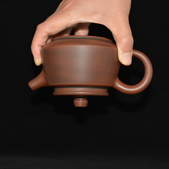 8N廣西欽州原礦全手工坭興陶霸王壺紫砂建水工藝家用茶具套裝