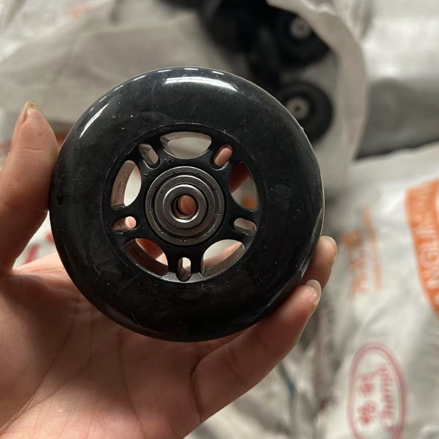 Inventory Clearance Sale: 80mm Silent Wheels with 6-Hole Hub Bearing for Swing Cars, Twist Cars, Yo-Yo Chairs, Pilates