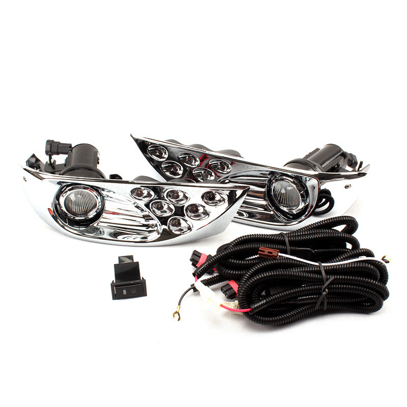 El antiguo modelo Baodao03 04 05 06 07 08 09 Prado conjunto de lámpara de niebla delantera modificado LED luz diurna