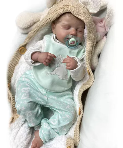 NPK 49cm simulación bebé renacido muñeca Loulou azul tendón sangre visible renacido muñeca transfronterizo bienes
