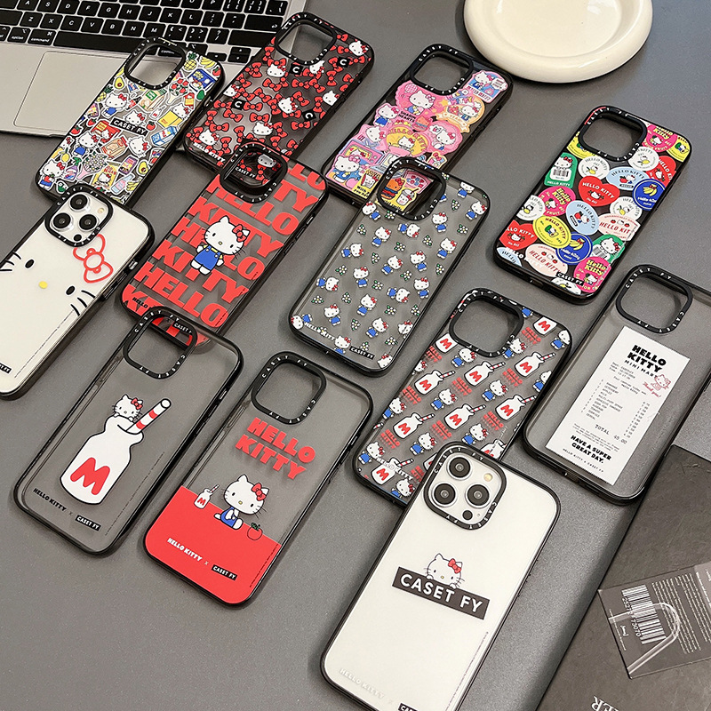 高版HelloKitty猫适用苹果iPhone15ProMax手机壳14潮牌13防摔12套