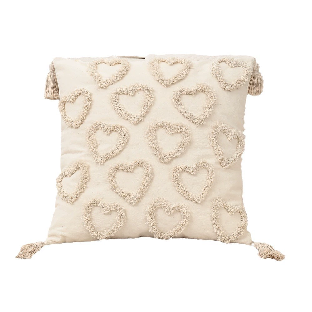 Pillow, pillowcase, cream soft sofa for bed