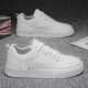 2025 Spring New White Shoes Men's Shoes Low-top Fashion Trendy Shoes All-match Casual Men's Sports Board Shoes
