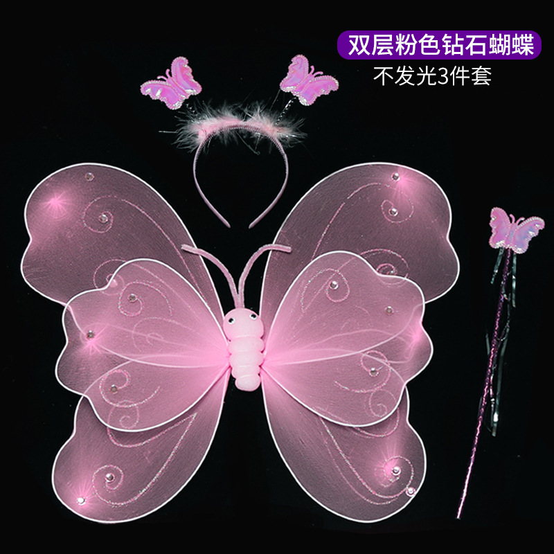 Día de los Niños del 1 de junio regalos de chicas ángeles mariposa alas maravillosas hadas princesa vestido vestido vestido