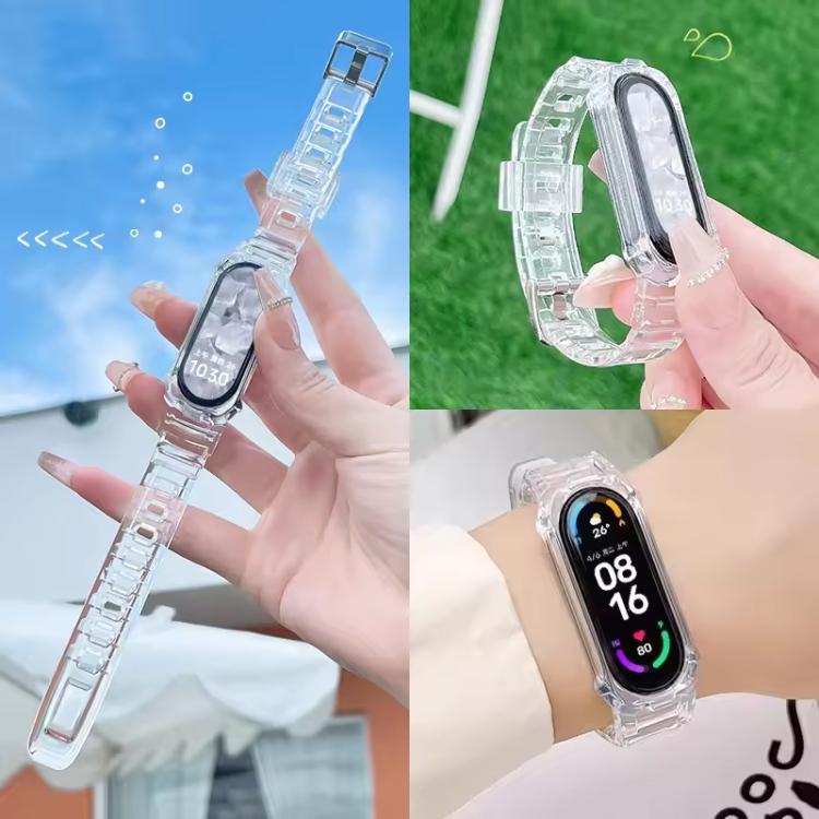 xDfind Glacier Armored One-Shell TPU Bracelet para pulseras Xiaomi 10 / 9 / 8