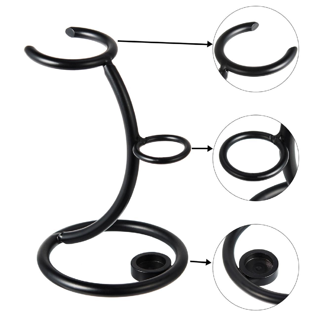 Soporte para brochas de afeitar de 31 mm para hombre, en stock, estante de almacenamiento de metal para rasuradoras, colgador de baño.