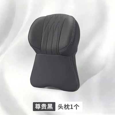 Sports-Grade, All-Season Universal Model, Headrest - unlabeled-large-memory-foam-headrest-premium-black-1-piece