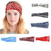 Sports headband for yoga, antiperspirant, scarf, hair accessory, European style, absorbs sweat and smell