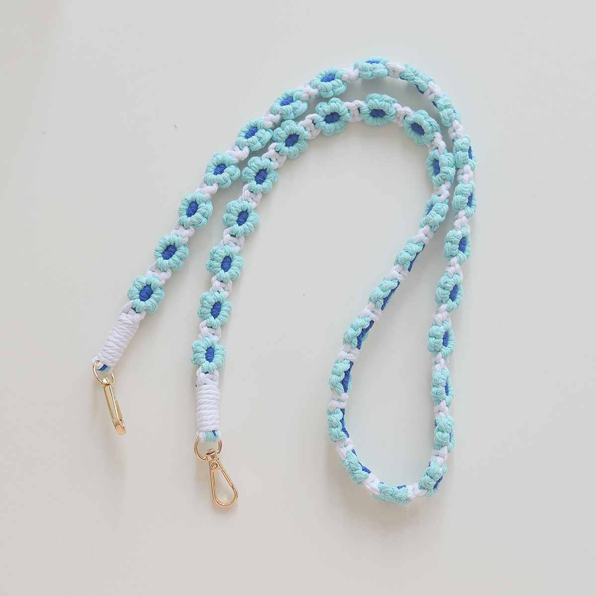 단색 - 연한 파란색과 흰색